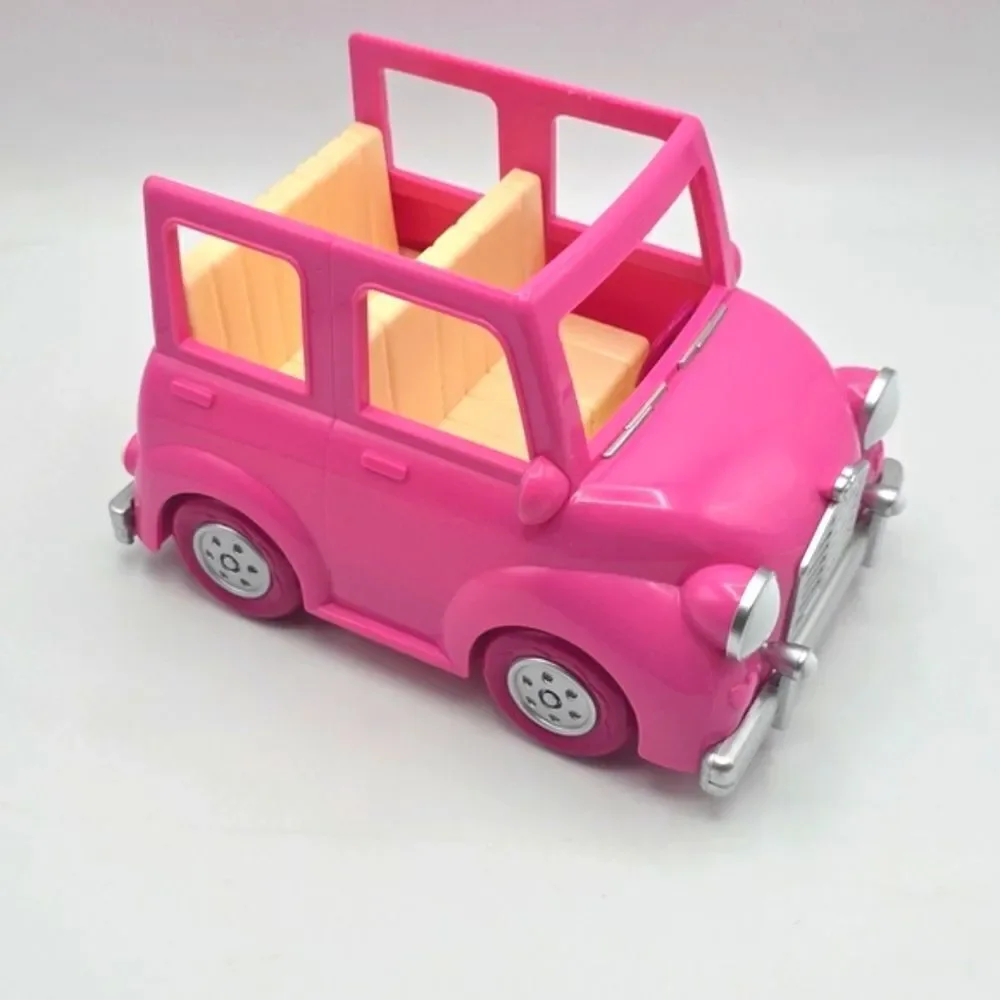 Li'l Woodzeez Pink Happy CAMP3R Breezy Buggy Car Toy